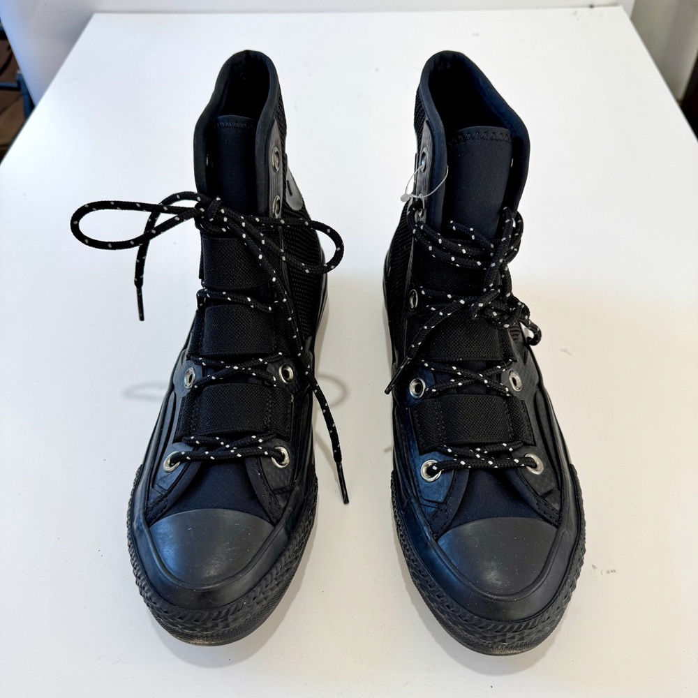 Converse Black High-Top Athletic Shoes